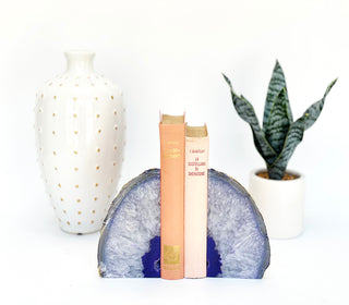 Purple Geode Bookends - A Wide Variety of Agate Geodes