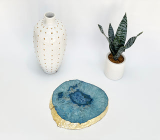 Agate Platter - Blue