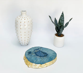 Agate Platter - Blue