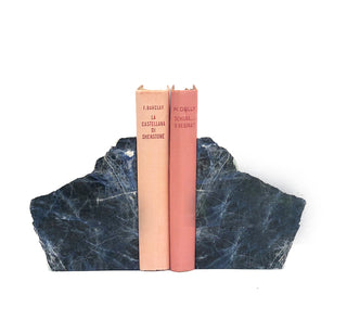 Silver Leaf Sodalite Bookends - Natural Sodalite Stone for Sale