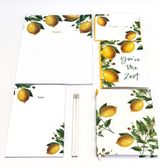 Vintage Lemon Notepad- Large