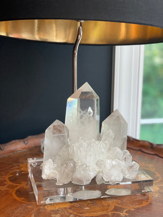 Geode Crystal Lamps, Crystal Quartz Lamp