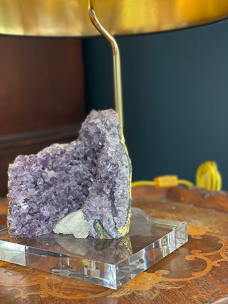 Amethyst Crystal Table Lamp