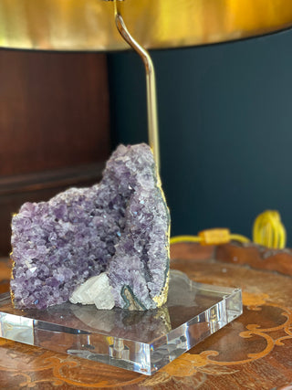 Amethyst Crystal Table Lamp