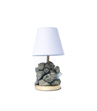 Pyrite Mini Lamp, Geode Night Light