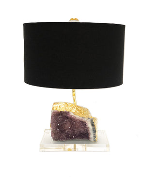 The Serenity Lamp, Amethyst Table Lamp