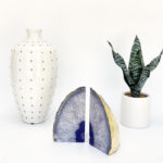 Purple Geode Bookends - A Wide Variety of Agate Geodes