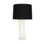 Selenite Lamp Black Shade 1-1