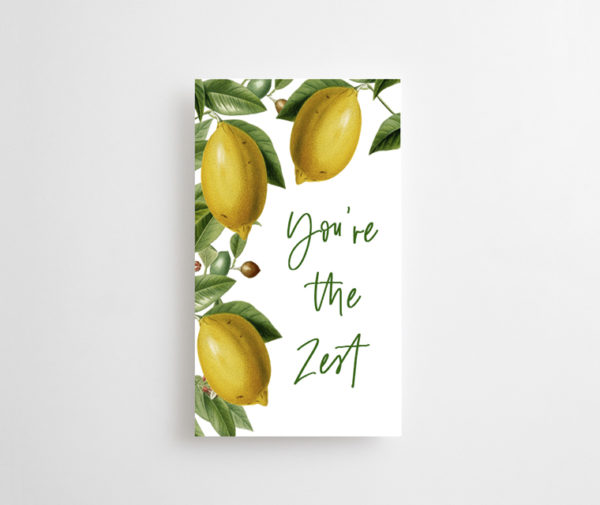 Lemon Zest Card