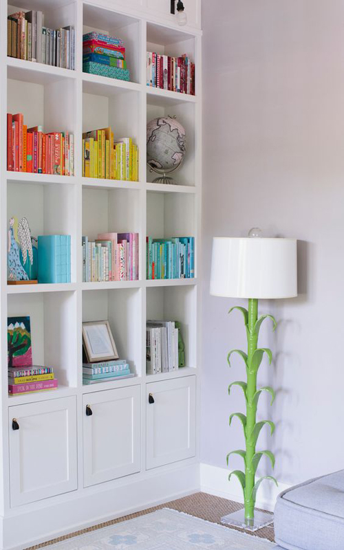 How To Color Block Your Bookshelf
